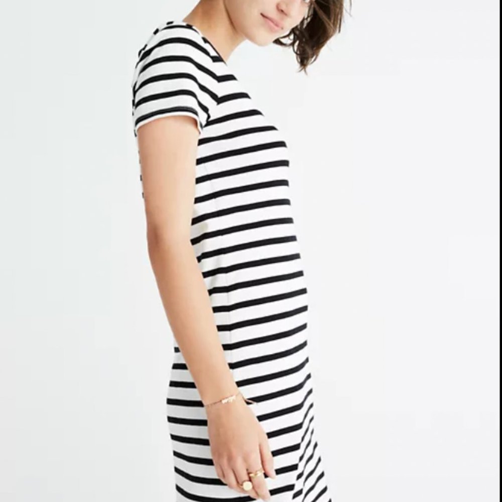 Madewell Striped Ringer Tee Dress